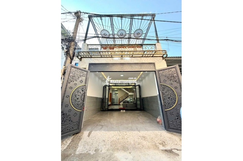 NHÀ HẺM XE HƠI: 92M2 GỒM 1 TRỆT 1 LẦU 4PN 3WC PK PT. LH:0336939979