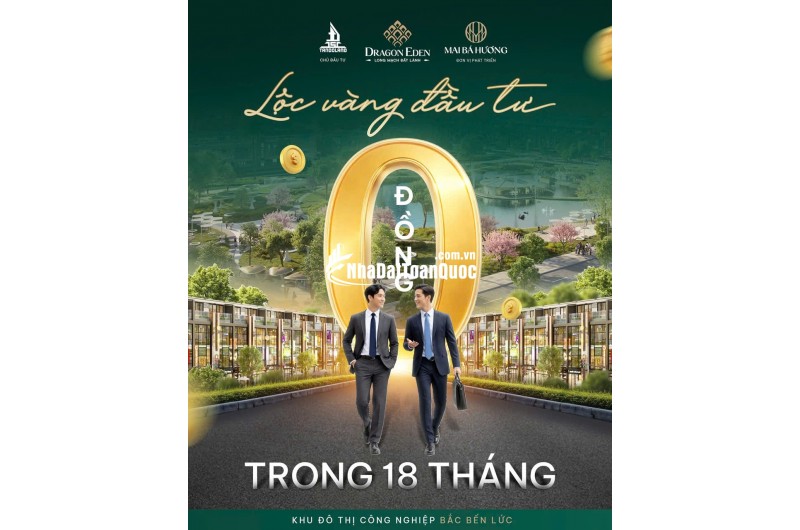 Dragon Eden cơ hội đầu tư không gốc không lãi 18 tháng, lợi nhuận ổn định 20 năm. Vũ 0933910039