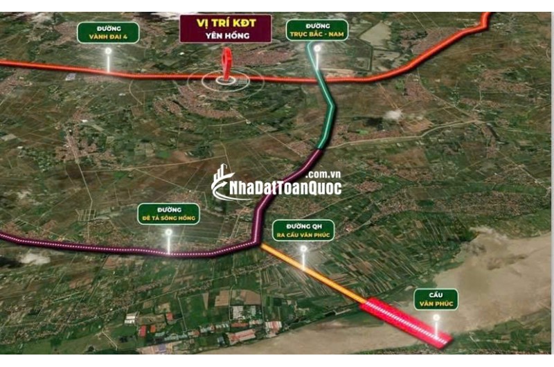 Chính Thức mở bán dự án Khu Đô Thị Yên Hồng - Yên Lạc - Vĩnh Phúc. Giá bán làm khách hàng bất ngờ.