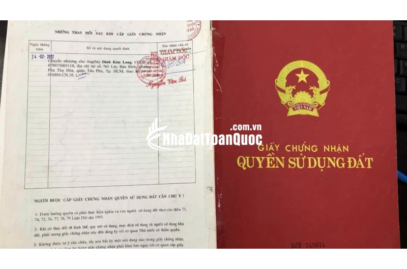 Bán Đất Mặt Tiền 290m2, Giá 6.8 Tỷ , Số 289 Thích Thiện Hoà, Xã Bình Lợi, TPHCM