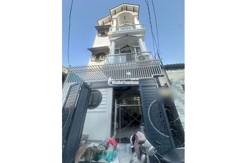  HÀNG HIẾM - NHÀ ĐẸP HẺM KINH DOANH THÔNG TRƯƠNG THỊ HOA - Q12-NGANG ĐỈNH 5m - 4 TẦNG KIÊN CỐ - FULL NỘI THẤT