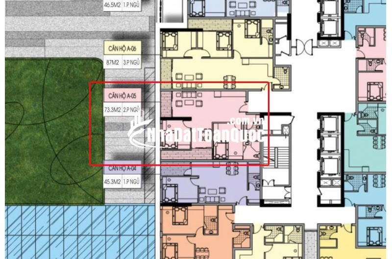 BÁN CĂN HỘ CHUNG CƯ RUBY PARK PHÚC LỢI, 73.3M2 CHỈ 5 TỶ 195 TR. LH:0988011195