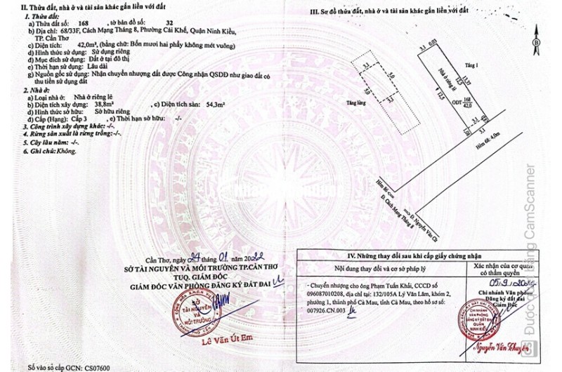 NHÀ ĐẸP GIÁ TỐT- CẦN BÁN Tại Phường Cái Khế, Ninh Kiều, Cần Thơ