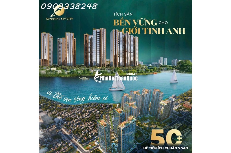 Sunshine Sky City tòa V8, V9 nhận giữ chỗ sớm chiết khấu 1% giá từ 98 triệu/m2