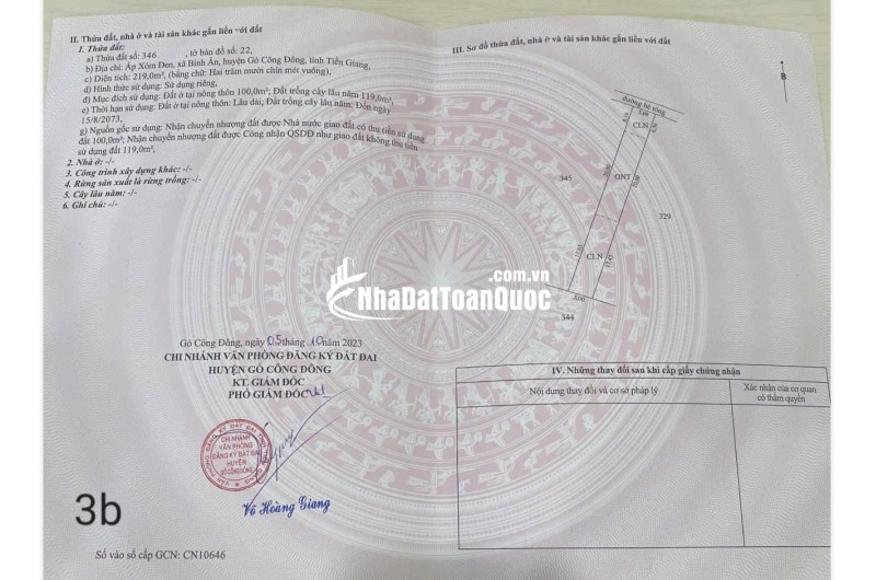 Cần vốn kinh doanh, bán 2 lô đất liền kề thu hồi vốn Bình Ân