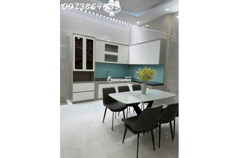 NHÀ MỚI 4 TẦNG QUẬN 12 – FULL NỘI THẤT - XE TẢI ĐẬU CỬA – ĐƯỜNG 10M THÔNG THOÁNG -NGANG 5M- 55M2- NHỈNH 5 TỶTL