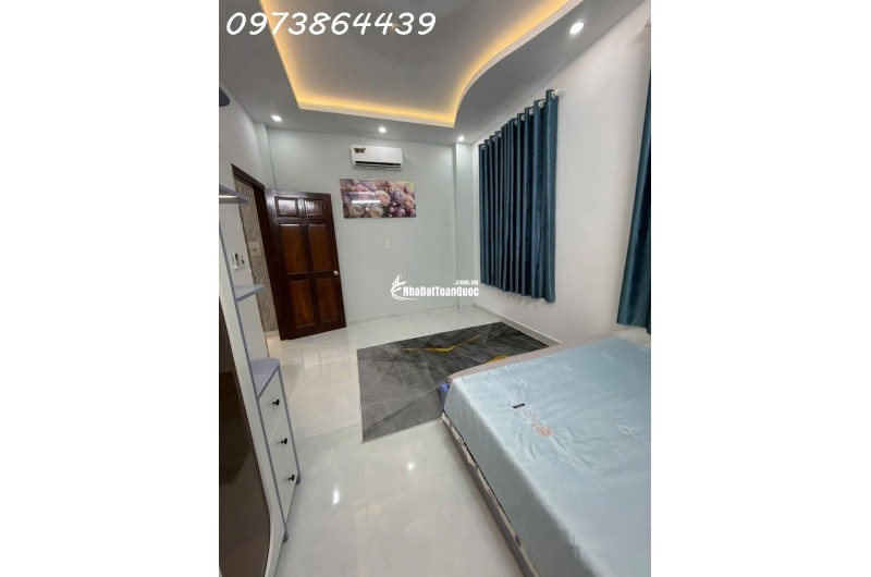 NHÀ MỚI 4 TẦNG QUẬN 12 – FULL NỘI THẤT - XE TẢI ĐẬU CỬA – ĐƯỜNG 10M THÔNG THOÁNG -NGANG 5M- 55M2- NHỈNH 5 TỶTL