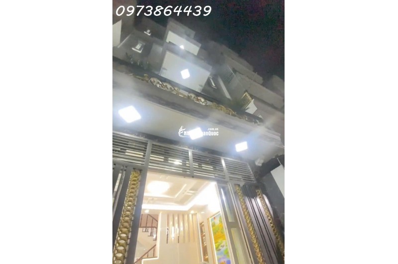 NHÀ MỚI 4 TẦNG QUẬN 12 – FULL NỘI THẤT - XE TẢI ĐẬU CỬA – ĐƯỜNG 10M THÔNG THOÁNG -NGANG 5M- 55M2- NHỈNH 5 TỶTL