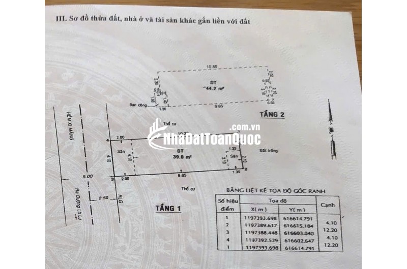 BÁN NHÀ LÒ LU, TRƯỜNG THẠNH, QUẬN 9 DT50M2 SHR CHỈ 4.5 TỶ. LH:0332456604 (NGỌC)