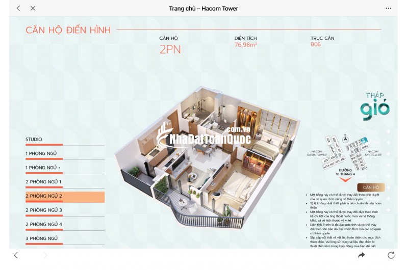CƠ HỘI ĐẦU TƯ HACOM TOWER - CHÍNH SÁCH \"VỐN MỎNG\" CỰC TỐT