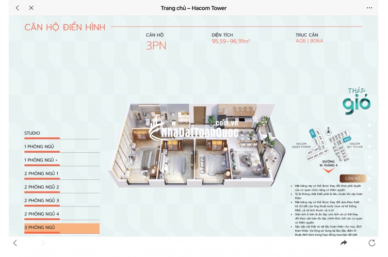 CƠ HỘI ĐẦU TƯ HACOM TOWER - CHÍNH SÁCH \"VỐN MỎNG\" CỰC TỐT