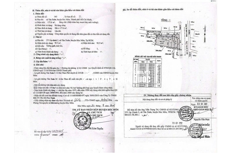 BÁN NHÀ ĐẤT TẠI HÓC MÔN, DT 177M2, SẴN SỔ, CHỈ 3.8 TỶ. LH:0765659378