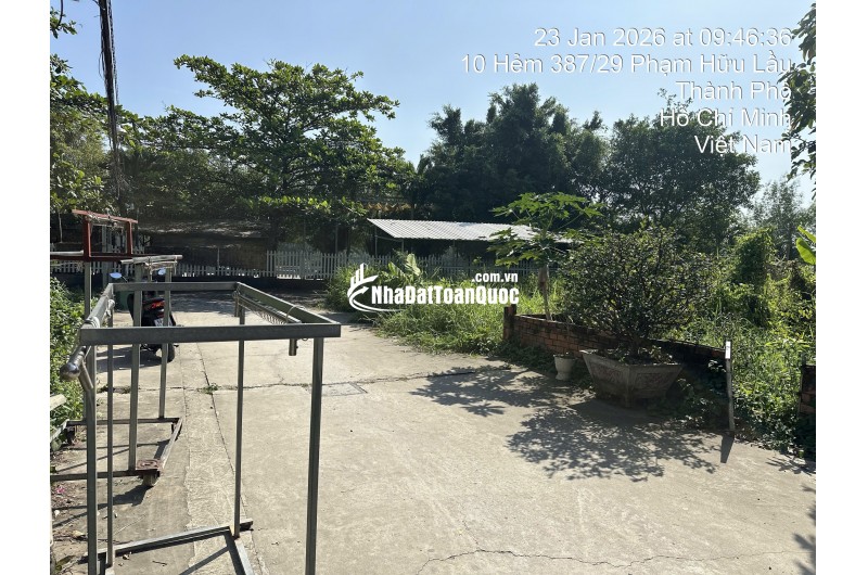 BÁN ĐẤT NHÀ BÈ - HẺM 387/29 PHẠM HỮU LẦU – 95M2 SỔ HỒNG RIÊNG 7.6 TỶ.  LH:0901727879.