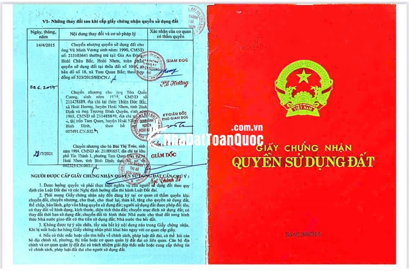 BÁN ĐẤT + NHÀ MẶT TIỀN KINH DOANH – 171 NGUYỄN CHÍ THANH, TAM QUAN BẮC, HOÀI NHƠN, BÌNH ĐỊNH