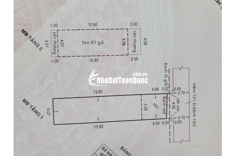 BÁN NHÀ SƠN KỲ, TÂN PHÚ: DT 72,7 M2 (1T1L) SẴN SỔ HỒNG, CHỈ 6.7 TỶ TL. LH:0932688139