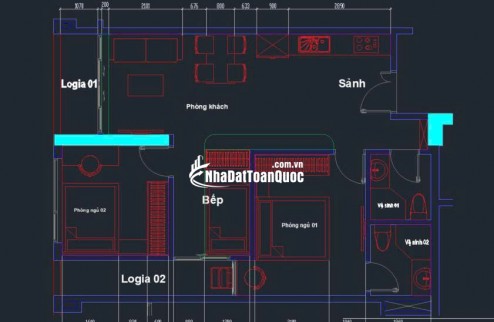 BÁN CĂN HỘ CHUNG CƯ RUBY PARK PHÚC LỢI, 73.3M2 CHỈ 5 TỶ 195 TR. LH:0988011195