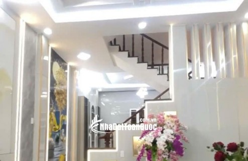 NHÀ MỚI 4 TẦNG QUẬN 12 – FULL NỘI THẤT - XE TẢI ĐẬU CỬA – ĐƯỜNG 10M THÔNG THOÁNG -NGANG 5M- 55M2- NHỈNH 5 TỶTL