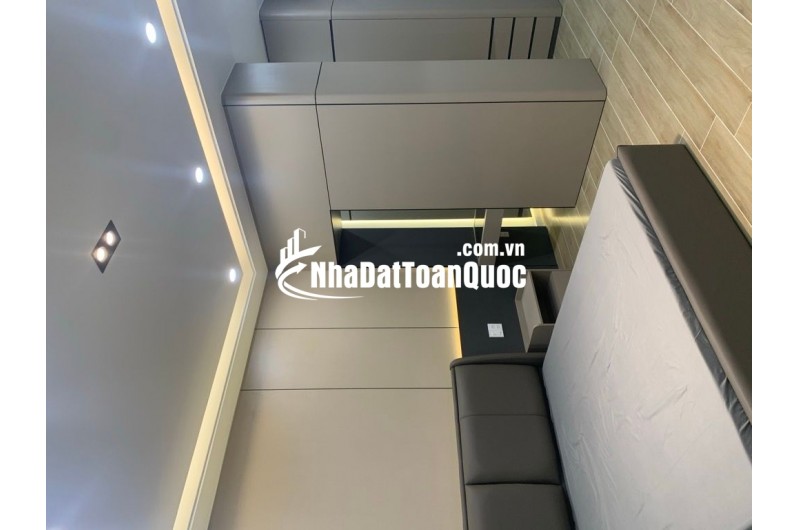 Q12- NHÀ MỚI 100%- 5 TẦNG ĐÚC CÓ THANG MÁY- 80M2- 4PN 5WC --  NHỈNH 9 TỶ