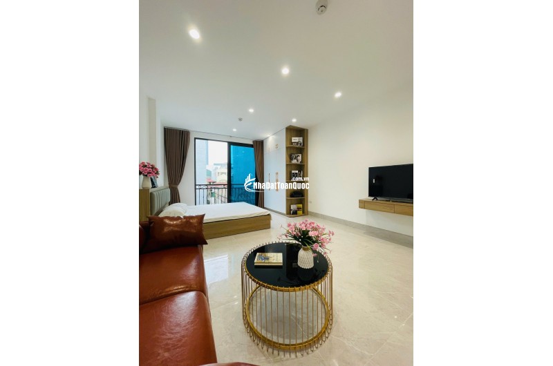 TOÀ NHÀ CĂN HỘ DỊCH VỤ 8 TẦNG THANG MÁY - 15 PHÒNG FULL NỘI THẤT