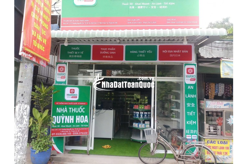 SANG NHƯỢNG NHÀ THUỐC HOẶC CHO THUÊ KINH DOANH NGÀNH KHÁC – VỊ TRÍ ĐẸP, LINH HOẠT MÔ HÌNH