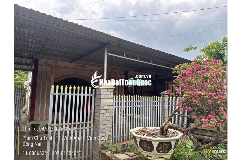BÁN ĐẤT TẶNG NHÀ CẤP 4 TẠI ĐỒNG NAI. DT 372,1 M2. SHR. GIÁ BÁN 25XX. LH:0965156765.