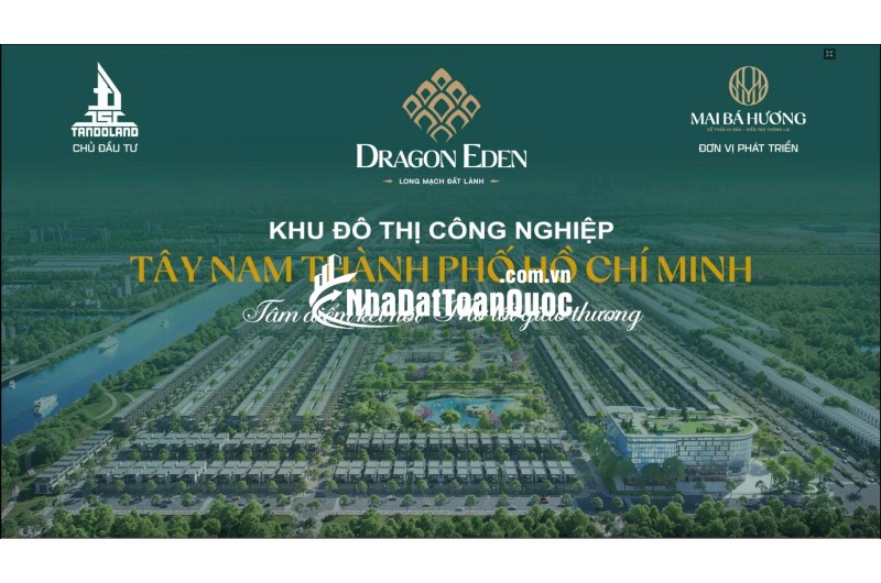 ĐẤT NỀN DRAGON EDEN – KHU CÔNG NGHIỆP TÂN ĐÔ, BẾN LỨC – CƠ HỘI ĐẦU TƯ GIÁ TỐT 2026