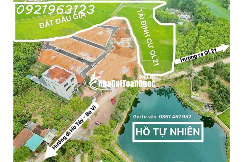 ƯU ĐÃI LÔ ĐẤT SÁT QL21 CẠNH TƯỜNG DỰ ÁN ĐẤT ĐẤU GIÁ ĐỐI DIỆN TRƯỞNG CĐ NGHỀ CHẤT LƯỢNG CAO HOÀ LAC