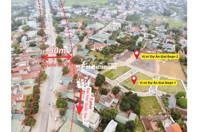 Bán đất Hoà Lạc gần Đại Học Quốc Gia Hà Nội vốn 1.980 tỷ, 0968 274 096