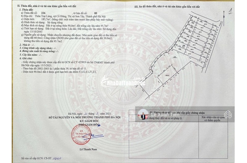 Đất Kinh Doanh Vị Trí Vàng Đồng Trạng, Hoà Lạc - Chỉ 36tr/m²