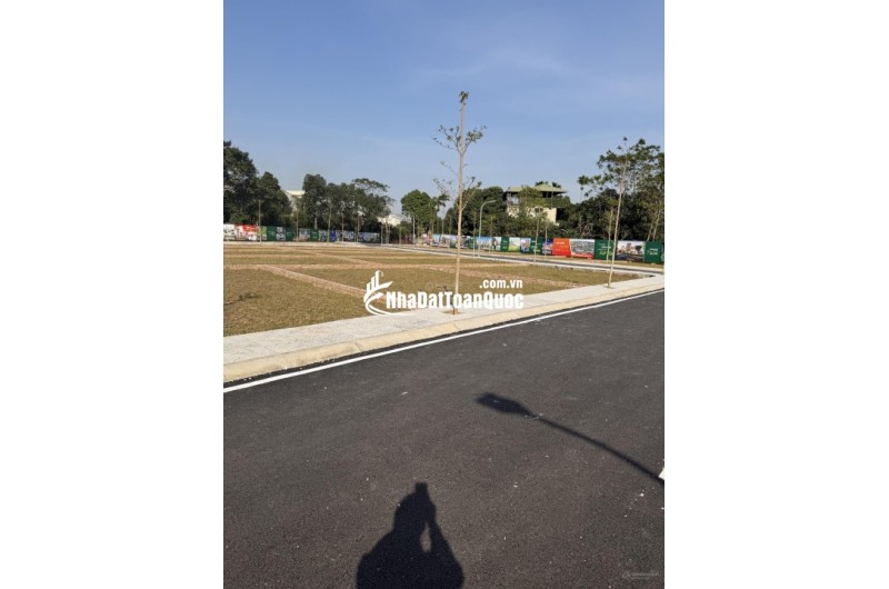Bán đất nền Hoà Lạc - ĐH Quốc gia 100m2 full thổ cư, mặt tiền 8m, đường trước 20m, giá 3 tỷ