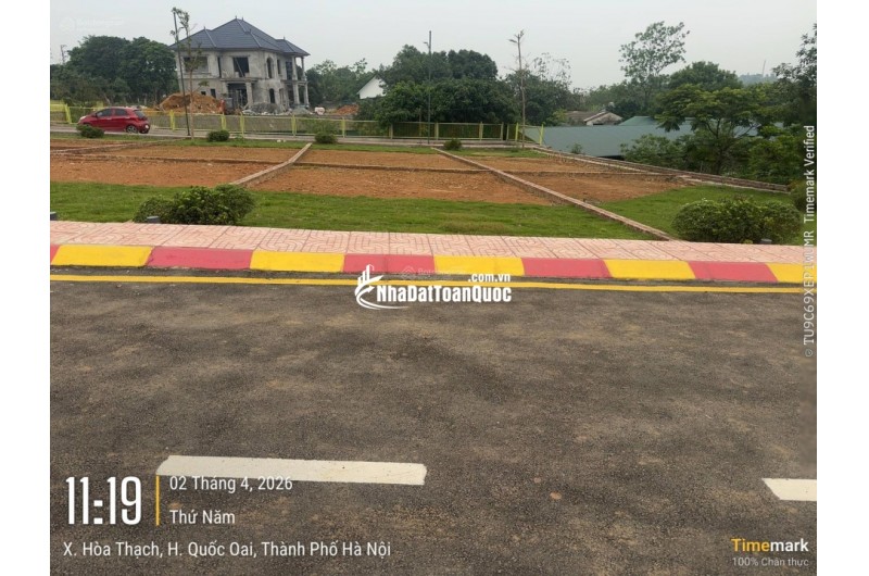 Chính chủ cần bán lô đất tại Hòa Lạc cách Quốc lộ 21 300m diện tích 100m2 mặt tiền 6m Giá Siêu Rẻ