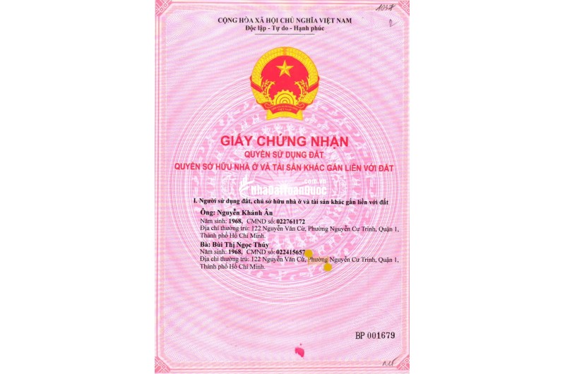 Bán nhà MT 122 Nguyễn Văn Cừ Q1 vị trí siêu đẹp tiện kinh doanh