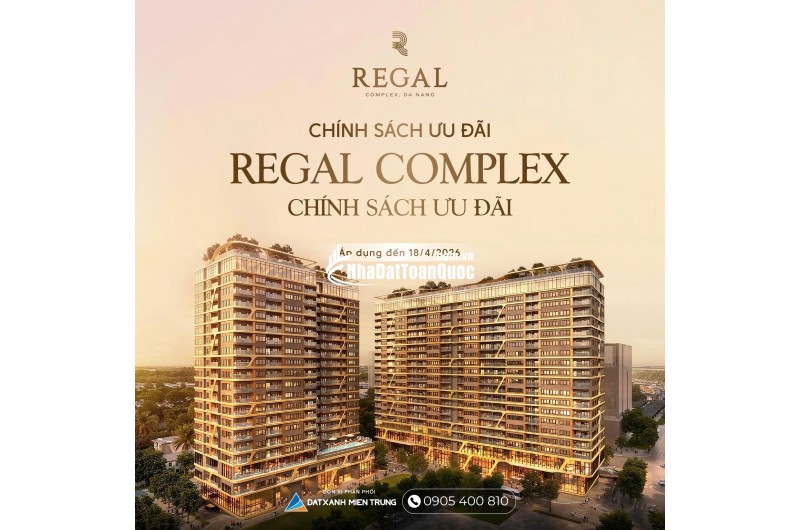 REGAL COMPLEX - Thức Giấc Giữa Bình Minh, Thưởng Ngoạn Hoàng Hôn Ngay Tại Ban Công Nhà.