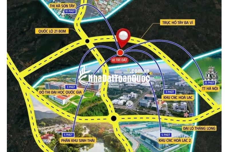 Đất Hòa Lạc giờ không còn là câu chuyện 'có nên mua không' mà là 'mua đoạn nào để còn biên'. Lô gần ĐHQG khu CNC, gần trục lớn, pháp lý rõ. Ai cần