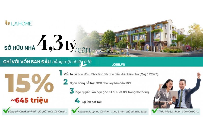 600tr vốn ban đầu sở hữu tài sản dòng tiền - Thời điểm vàng 