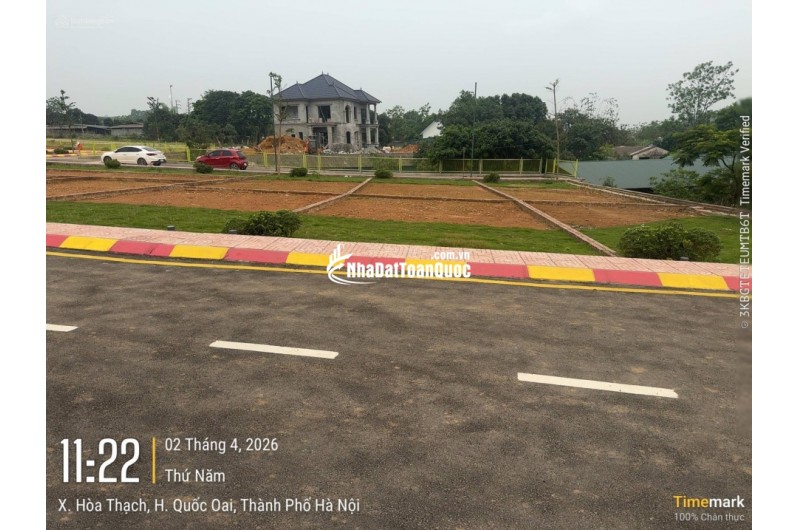 Chính chủ cần bán lô đất tại Hòa Lạc cách Quốc lộ 21 300m diện tích 100m2 mặt tiền 6m Giá Siêu Rẻ