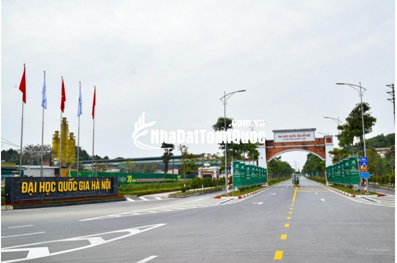 Chủ ngộp banh bán mảnh đất 128m2 rẻ hơn xung quanh 5 - 600 triệu ngay cạnh CNC Hoà Lạc