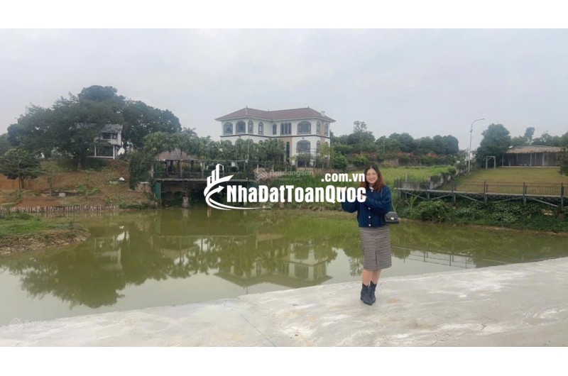 Siêu hiếm lô góc 2 mặt tiền view hồ Đồng Trạng gần ĐHQG, DT 102,5m2 full thổ cư, sẵn sổ