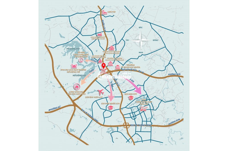 BÁN ĐẤT HÒA LẠC CÁCH QL21 CHỈ 150M