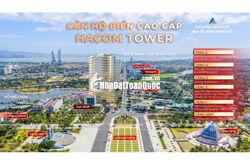 Căn hộ Hacom Tower mặt tiền 16/4 - View biển - Chỉ từ 1.58 tỷ - Vận hành 4 sao