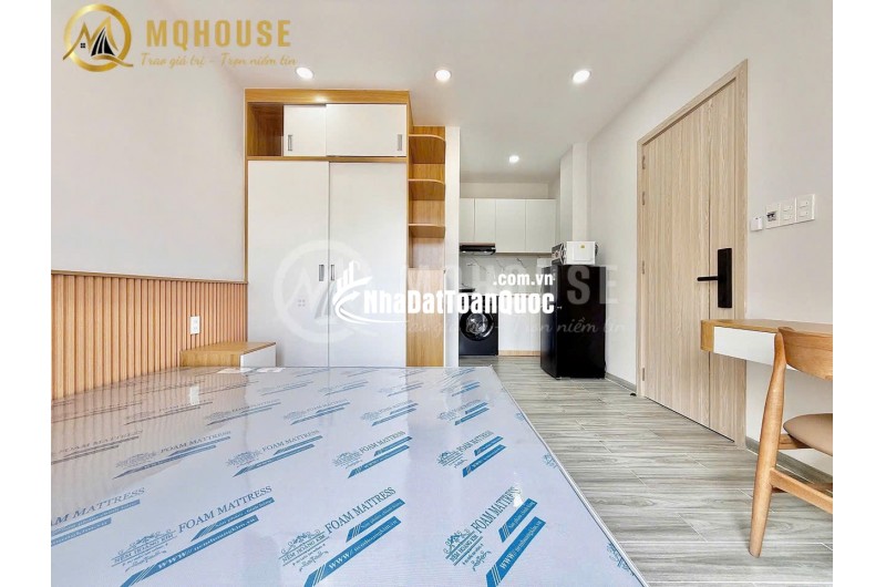 CHO THUÊ CĂN HỘ DỊCH VỤ MINI 199/57 LÊ QUANG ĐỊNH, 30M2 CHỈ 8TR/TH. LH:0346614990.