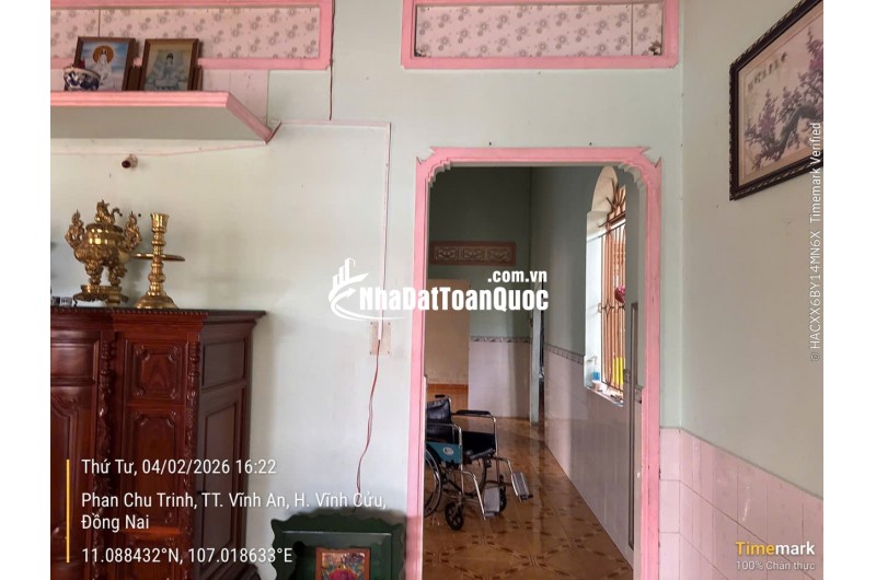 BÁN ĐẤT TẶNG NHÀ CẤP 4 TẠI ĐỒNG NAI. DT 372,1 M2. SHR. GIÁ BÁN 25XX. LH:0965156765.
