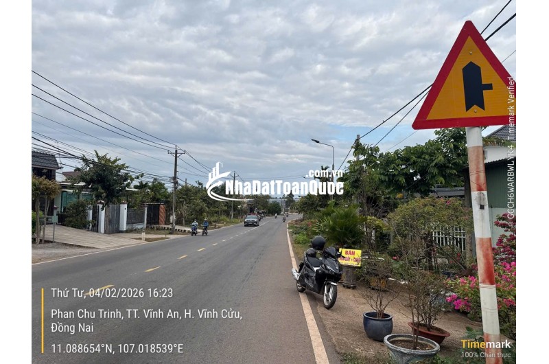 BÁN ĐẤT TẶNG NHÀ CẤP 4 TẠI ĐỒNG NAI. DT 372,1 M2. SHR. GIÁ BÁN 25XX. LH:0965156765.