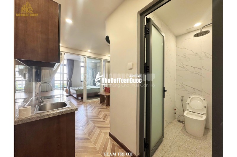 CHO THUÊ CĂN HỘ CAO CẤP , GẦN VÒNG XOAY HÀNG XANH, 55M2 CHỈ 13TR/TH. LH:0982048459.