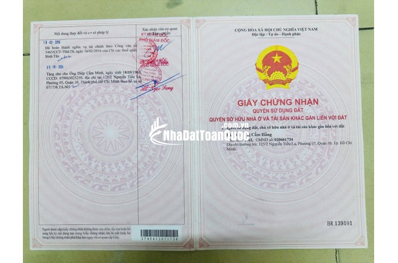 BÁN NHÀ 1074/22/1B ĐƯỜNG TỈNH LỘ 10 (THÔNG VỚI HẺM 111 LÊ ĐÌNH CẨN). LH:0933534006.