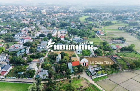 Lô đất 120.1m2 full thổ tại Đồng Trạng, Hòa Lạc mặt tiền 9,25m. Đường thông ôtô tránh. Chỉ 33tr/m2