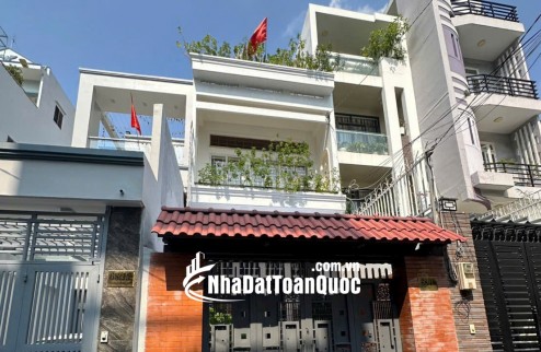 Bán nhà hẻm xe hơi 1 trệt 1 lầu 1 sân thượng Hoàng Diệu P13 Q4 siêu đẹp