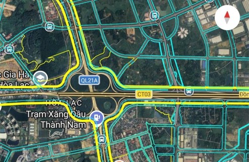 Đất nền Hòa Lạc, cách QL21 rộng 80m vài bước chân. Giá chỉ hơn 40tr/m