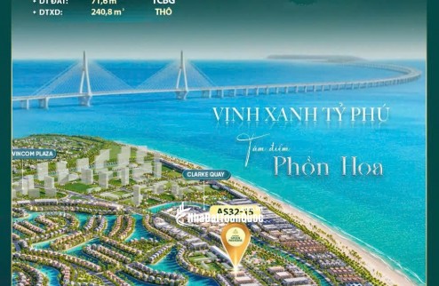 BÁN NHÀ TẠI VINHOMES GREEN PARADISE CẦN GIỜ DT: 5X15=75M2 SHR CHỈ 11,9 TỶ. LH:0916666313.