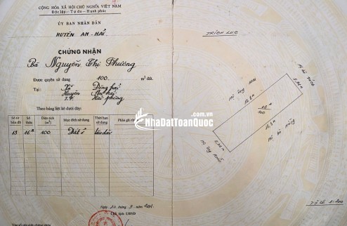 Bán đất ở thổ cư, số 3/58 Hạ Đoạn (Hạ Đoạn 2) P.Đông Hải